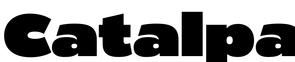 Catalpa-Ultrablack font family download free