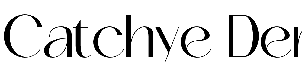 Catchye-Demo font family download free