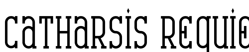 Catharsis-Requiem font family download free