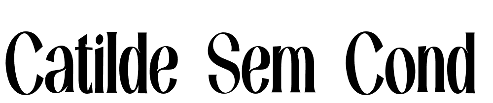 Catilde Sem Cond font family download free