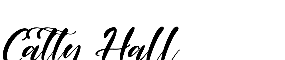 Catty-Hall font family download free