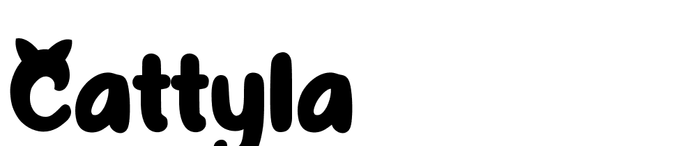 Cattyla font family download free