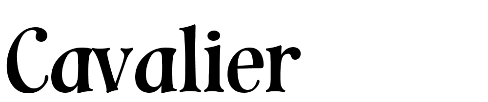 cavalier font family download free