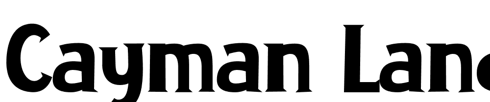 Cayman-Land font family download free