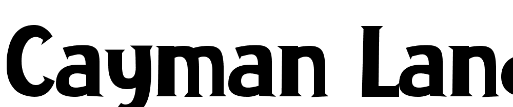 Cayman-Land font family download free