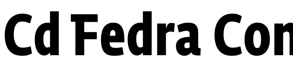 CD-Fedra-Cond-Pro-Bold font family download free