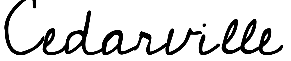 Cedarville Pnkfun Cursive font family download free