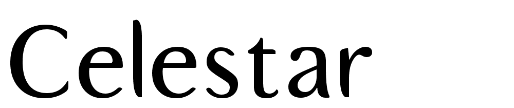 Celestar font family download free