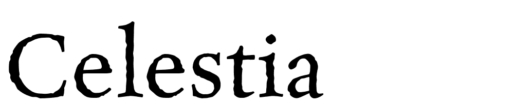 Celestia font family download free