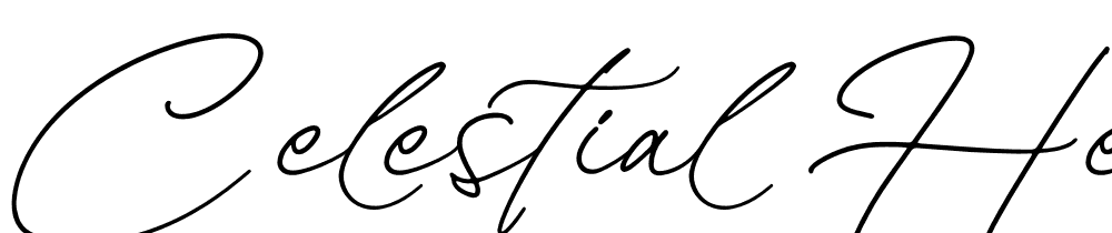 Celestial-Heavenly-Script font family download free