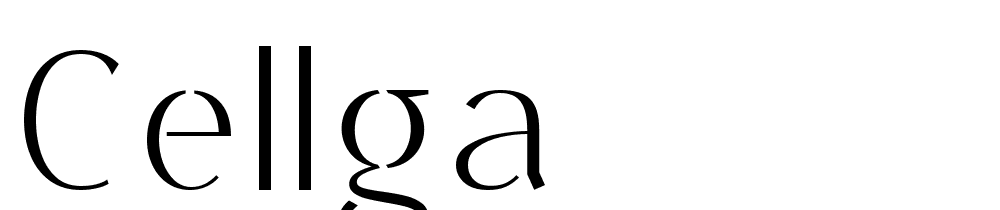 Cellga font family download free