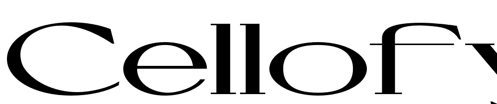 Cellofy-Black-Extra-Expanded font family download free