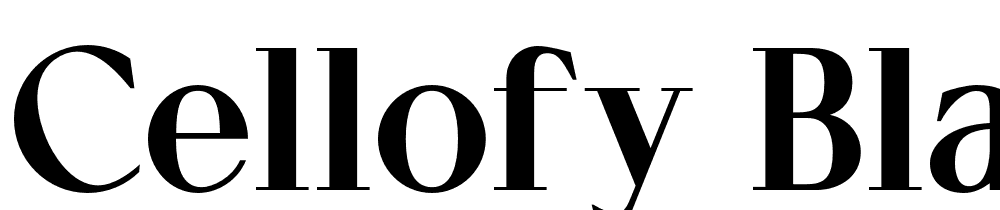 Cellofy-Black font family download free