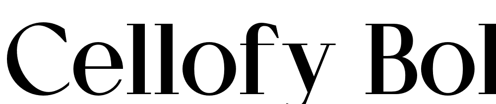 Cellofy-Bold font family download free