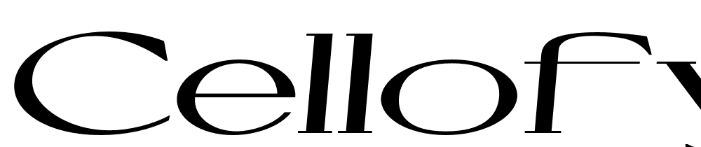 Cellofy-ExtBd-ExtExp-Ita font family download free