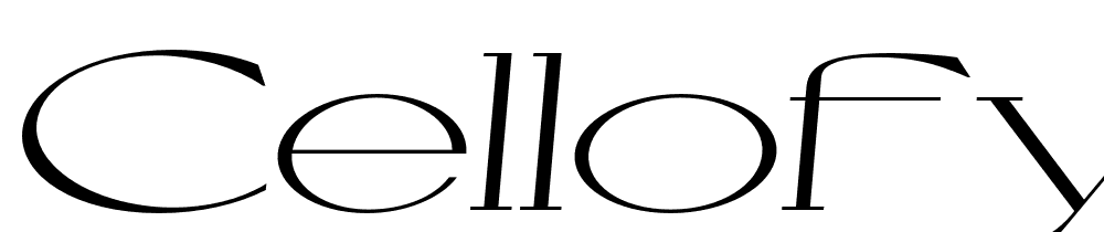 Cellofy-ExtLt-ExtExp-Ita font family download free