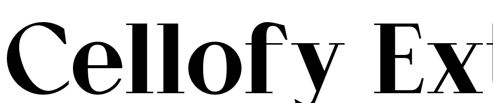 Cellofy-Extra-Black font family download free