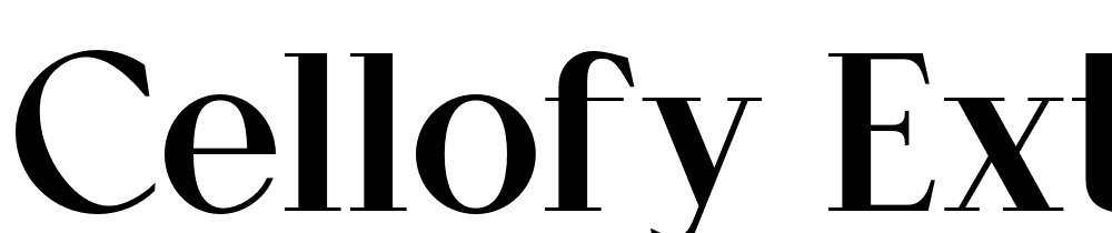 Cellofy-Extra-Bold font family download free