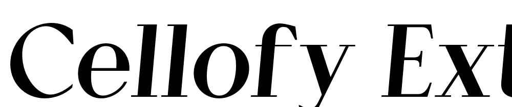 Cellofy-Extra-Bold-Italic font family download free