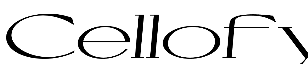 Cellofy-Extra-Expanded-Italic font family download free