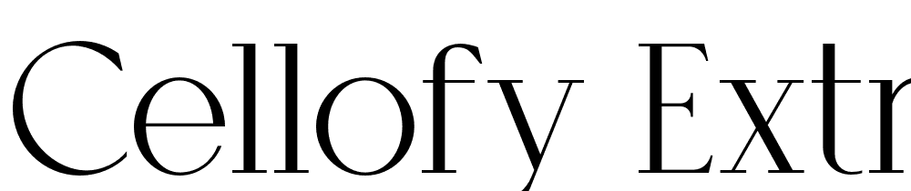 Cellofy-Extra-Light font family download free