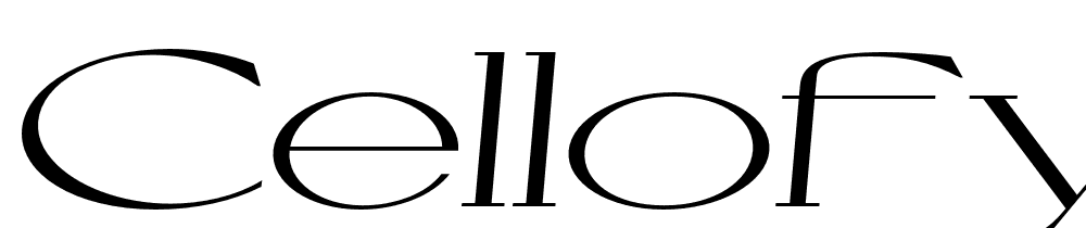 Cellofy-Light-ExtExp-Ita font family download free