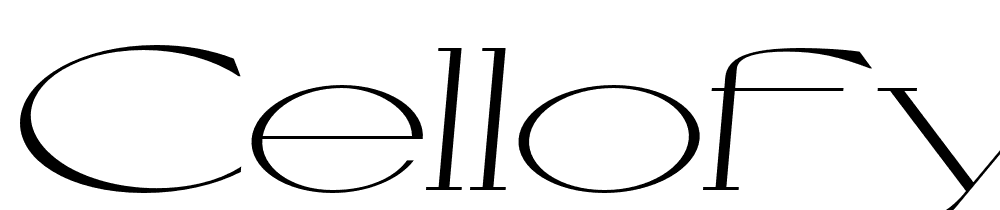 Cellofy-Thin-ExtExp-Ita font family download free