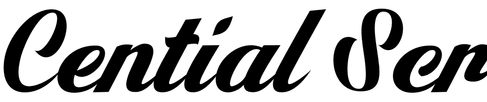 Cential-Script font family download free