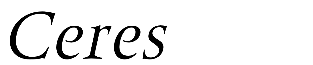 Ceres font family download free