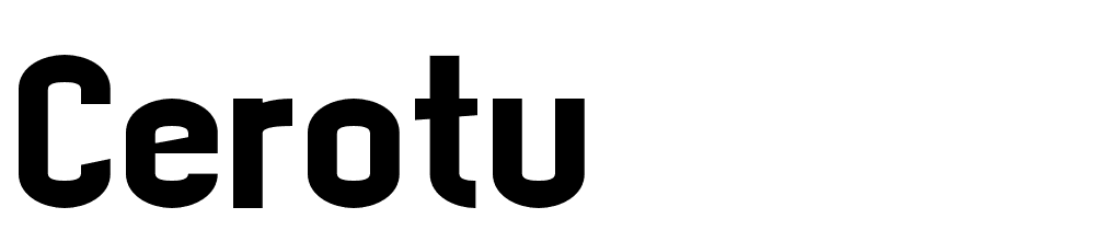 cerotu font family download free