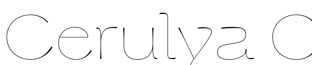 Cerulya-CF-Bold font family download free