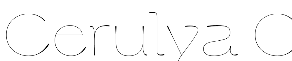 Cerulya-CF-Demi-Bold font family download free
