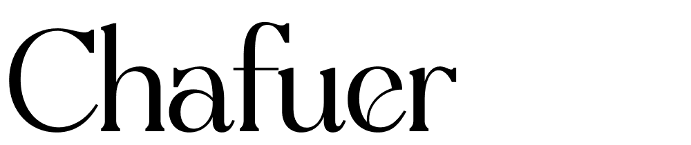 Chafuer font family download free