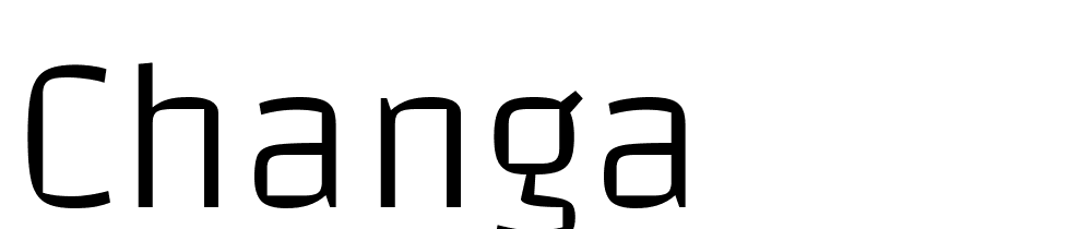 changa font family download free