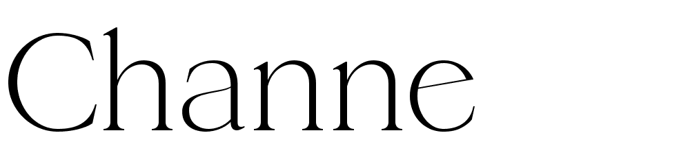 Channe font family download free