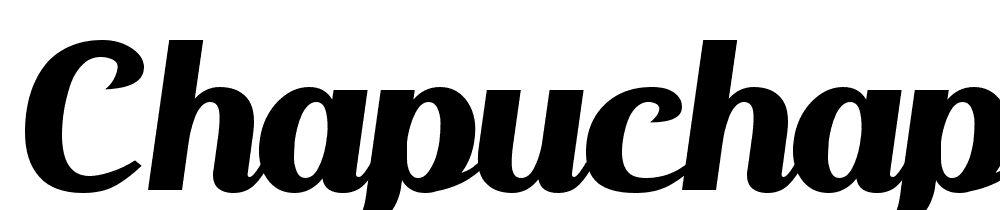 ChapuChaps-Regular font family download free