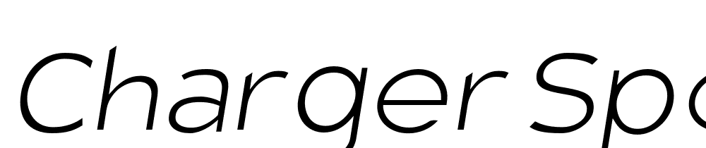 Charger-Sport-Hairline-Extended-Oblique font family download free