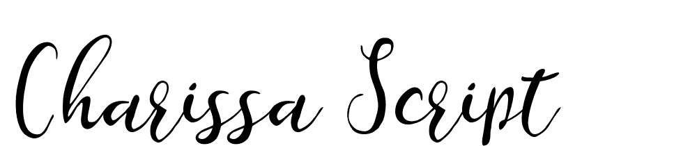 Charissa-Script font family download free