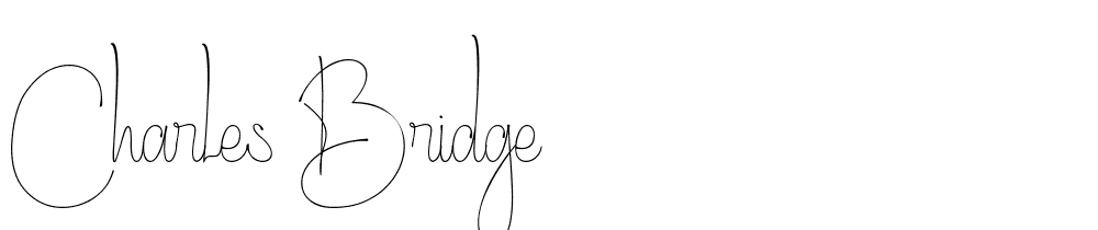 Charles Bridge font family download free