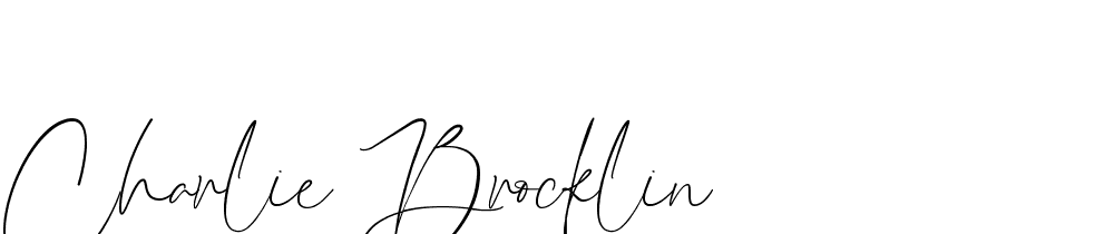 Charlie-Brocklin font family download free