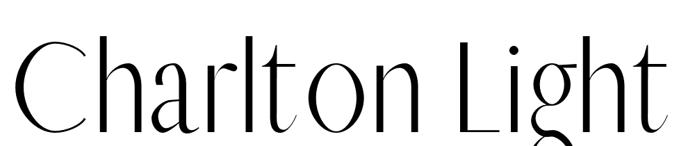 Charlton-Light font family download free