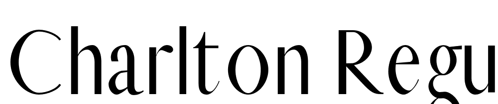 Charlton-Regular font family download free