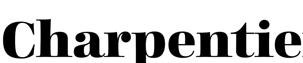 Charpentier-Classicistique-Reduced-Bold font family download free