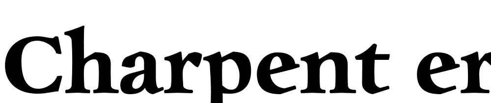 Charpentier-Renaissance-Pro-Demi font family download free