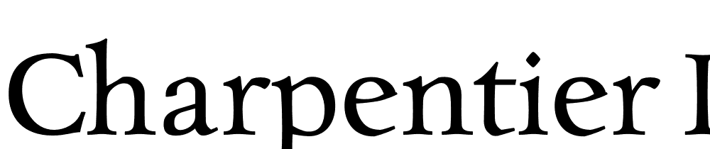 Charpentier-Renaissance-Pro font family download free