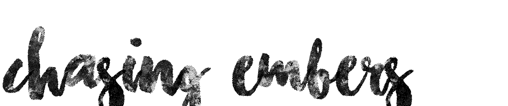 Chasing-Embers font family download free