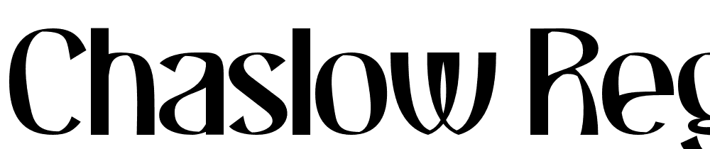 CHASLOW-Regular font family download free