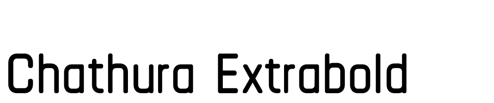 Chathura-ExtraBold font family download free