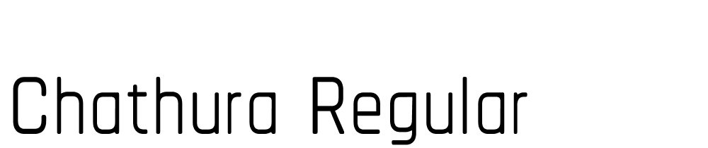 Chathura-Regular font family download free