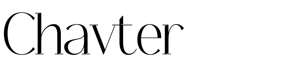 CHAVTER font family download free